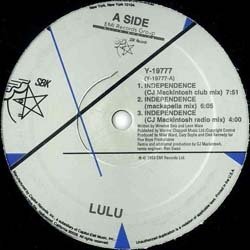 画像2: LULU / INDEPENDENCE (米原盤/5VER) [◎中古レア盤◎お宝！コレは原盤！哀愁90's名曲！DUB MIX入り！]