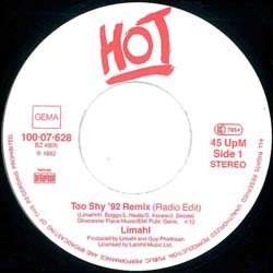 画像3: LIMAHL / TOO SHY 92年MIX (7インチMIX) [◎中古レア盤◎激レア！なんと新品！「君はTOO SHY」92年MIX！]