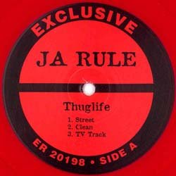 画像3: JA RULE & 2PAC / THUG LIFE & PAIN (USプロモ/全2曲) [◎中古レア盤◎激レア！奇跡の新品！本物の初回赤色レコード！]