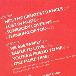 画像2: SISTER SLEDGE / THINKING OF YOU (LP原盤/全8曲) [◎中古レア盤◎お宝！本物のUS原盤！ネタの宝庫！]