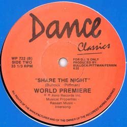 画像2: RICHARD JON SMITH / IN THE NIGHT (ロングMIX/全2曲) ※[◎中古レア盤◎超希少！豪華2曲！モダン・ブギー傑作！]