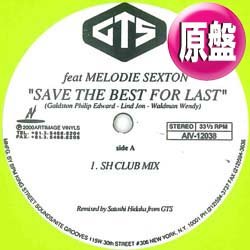 画像1: GTS / SAVE THE BEST FOR LAST (原盤/REMIX) [◎中古レア盤◎お宝！ヴァネッサ名曲カバー！セデスCM！]