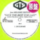 GTS / SAVE THE BEST FOR LAST (原盤/REMIX) [◎中古レア盤◎お宝！ヴァネッサ名曲カバー！セデスCM！]
