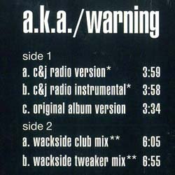 画像2: A.K.A. / WARNING (独原盤/C&Jミックス) [◎中古レア盤◎激レア！本物のドイツ原盤！超人気「TAKE A RIDE」使い！]