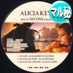 画像1: ALICIA KEYS / BEST OF NO ONE (マル秘MIX/5VER) [■廃盤■衝撃のマル秘MIX！超希少音源！]