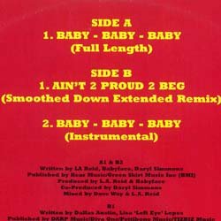 画像2: TLC / BABY BABY BABY + 1曲 (フルMIX/全2曲) [◎中古レア盤◎お宝！別内容！少量生産ジャケ付！オリジナルMIX！]