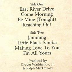画像2: GROVER WASHINGTON JR / ジャミング (LP原盤/全8曲) [◎中古レア盤◎お宝！当時の原盤！ボブマーレーをSAXで！お洒落ネタ！]
