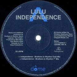 画像2: LULU / INDEPENDENCE (英原盤/REMIX) [◎中古レア盤◎お宝！希少な「金色ジャケ」原盤！込上げ傑作！]