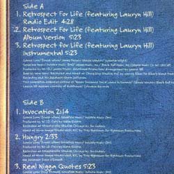 画像2: COMMON / RETROSPECT FOR LIFE (全4曲) [◎中古レア盤◎お宝！ジャケ付！哀愁JAZZY！ローリン参加！]