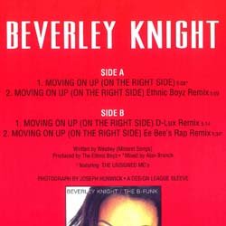 画像2: BEVERLEY KNIGHT / MOVING ON UP (英原盤/REMIX) [◎中古レア盤◎お宝！ジャケ付原盤！DJコモリPLAY！大ネタ使い！]