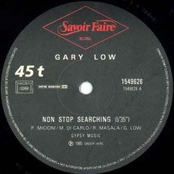 画像2: GARY LOW / NON-STOP SEARCHING (仏原盤/全2曲) [◎中古レア盤◎鬼レア！哀愁イタロ最高峰！フランスのみ！]