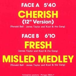 画像2: KOOL & THE GANG / CHERISH + FRESHメドレー (仏原盤/12"MIX) [◎中古レア盤◎お宝！フランス版ジャケ！波の音MIX！]