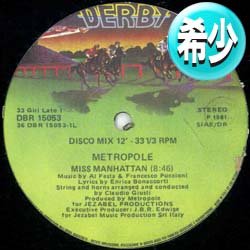 画像1: METROPOLE / MISS MANHATTAN (インスト入り/2VER) [◎中古レア盤◎お宝！極少量生産12"！哀愁女性ダンクラ最高峰！］