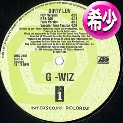 画像1: G-WIZ / DIRTY LUV (ポップバージョン) [■廃盤■お宝！美A級品！滅多に無し！少量生産！「TEDDY BEAR」よりコレ！]