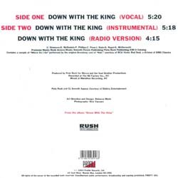 画像2: RUN DMC / DOWN WITH THE KING (米原盤/3VER) [◎中古レア盤◎お宝！ジャケ付原盤！「SUCKER MC's」使い！]