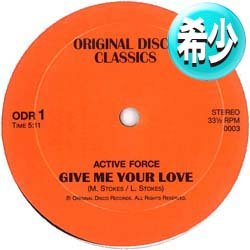 画像1: ACTIVE FORCE / GIVE ME YOUR LOVE (12"MIX/全2曲) [◎中古レア盤◎お宝！80'sアーバン！屈指の名曲！]