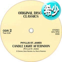 画像1: PHYLLIS ST.JAMES / CANDLELIGHT AFTERNOON (12"MIX/全2曲) [◎中古レア盤◎お宝！豪華2曲！哀愁女性80's！超ロングMIX！]