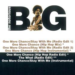 画像2: THE NOTORIOUS B.I.G. / ONE MORE CHANCE (米原盤/REMIX) [◎中古レア盤◎お宝！本物のジャケ付原盤！「STAY WITH ME」使い！]