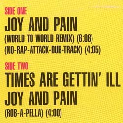 画像2: ROB BASE & DJ EZ ROCK / JOY AND PAIN (米原盤/REMIX) [◎中古レア盤◎お宝！コレはUS原盤！MAZE名曲使い！]