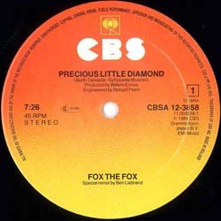 画像2: FOX THE FOX / PRECIOUS LITTLE DIAMOND (和蘭原盤/REMIX) [◎中古レア盤◎激レア！希少オランダ盤！スペシャルREMIX版！]