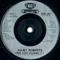 画像4: JULIET ROBERTS / FREE LOVE (7インチMIX) [◎中古レア盤◎お宝！奇跡の超美品！英国版ジャケ7"MIX！]