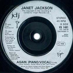 画像5: JANET JACKSON / AGAIN (7インチ) [◎中古レア盤◎激レア！飾りたいジャケ！英国版のみ！]