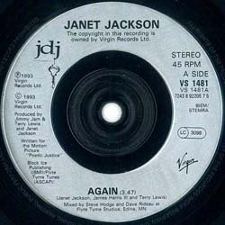 画像4: JANET JACKSON / AGAIN (7インチ) [◎中古レア盤◎激レア！飾りたいジャケ！英国版のみ！]
