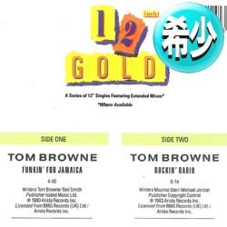 画像1: TOM BROWNE / FUNKIN' FOR JAMAICA & ROCKIN' RADIO (全2曲) [◎中古レア盤◎お宝！高音質シリーズ！両面人気ネタ！]