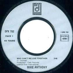 画像3: MIKE ANTHONY / WHY CAN'T WE LIVE TOGETHER (7インチMIX) [◎中古レア盤◎超お宝！フランス盤ジャケ+7インチMIX！]