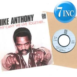 画像1: MIKE ANTHONY / WHY CAN'T WE LIVE TOGETHER (7インチMIX) [◎中古レア盤◎超お宝！フランス盤ジャケ+7インチMIX！]