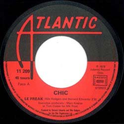 画像3: CHIC / LE FREAK (7インチMIX) [◎中古レア盤◎貴重！フランス版ジャケ付！7"MIX！]