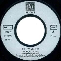 画像2: KELLY MARIE / I'M ON FIRE (7インチMIX) [◎中古レア盤◎お宝！フランス版ジャケ！7インチMIX！]