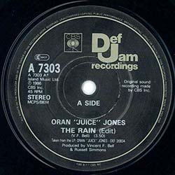 画像2: ORAN JUICE JONES / THE RAIN (7インチMIX) [◎中古レア盤◎お宝！英国版ジャケ！7"MIX！80'sアーバン！]