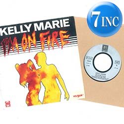 画像1: KELLY MARIE / I'M ON FIRE (7インチMIX) [◎中古レア盤◎お宝！フランス版ジャケ！7インチMIX！]