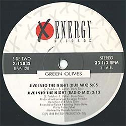 画像3: GREEN OLIVES / JIVE INTO THE NIGHT (伊原盤/4VER) [◎中古レア盤◎激レア！別ジャケのイタリア版！ウィンク原曲！]