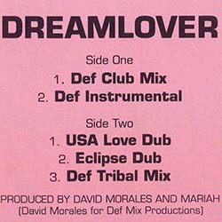 画像2: MARIAH CAREY / DREAMLOVER (米原盤/5VER) [◎中古レア盤◎お宝！ジャケ付原盤！世界ヒット！DEF MIX！]