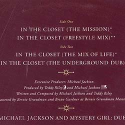 画像2: MICHAEL JACKSON / IN THE CLOSET (米原盤/4VER) [◎中古レア盤◎お宝！滅多に無い美品！「パート2版」がコレ！フランキー名作！]