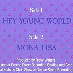 画像2: SLICK RICK / MONA LISA & HEY YOUNG WORLD (全2曲) [■廃盤■お宝！人気ジャケ付！好音質シリーズ！]