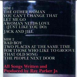 画像2: RAY PARKER JR / グレイテストHIT集 (LP原盤/全10曲) [◎中古レア盤◎お宝！シュリンク&ステッカー付原盤！超強力ベスト！メロウグルーヴ名盤！]