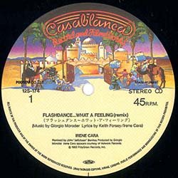 画像2: IRENE CARA / WHAT A FEELING (原盤/12"MIX) [◎中古レア盤◎お宝！日本版ジャケ！スチュワーデス物語！ロングMIX！]