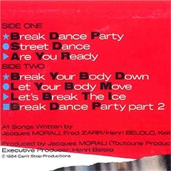 画像3: BREAK MACHINE / ブレイク・ダンス・パーティー (LP原盤/全7曲) [◎中古レア盤◎お宝！美品！海外高値の帯付&日本版ジャケ！]