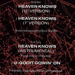 画像2: LALAH HATHAWAY / HEAVEN KNOWS (3VER) [◎中古レア盤◎お宝！ジャケ付！7インチMIX入り！]