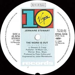 画像4: JERMAINE STEWART / ワード・イズ・アウト (7インチ) [◎中古レア盤◎少量生産！お宝"日本版ジャケ"！]