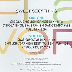 画像2: NU FLAVOR / SWEET SEXY THING (6VER) [■廃盤■お宝！人気ジャケ付！ROGER参加！ボコーダーR&B！]