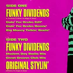 画像2: THREE TIMES DOPE / FUNKY DIVIDENDS (全2曲) [◎中古レア盤◎お宝！ジャケ付！「OH HONEY」使い最高峰！]