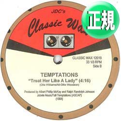 画像1: TEMPTATIONS / TREAT HER LIKE A LADY (全2曲) [◎中古レア盤◎お宝！「アカペラ」から始まるMIX！好音質版！]