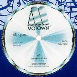 画像2: STEVIE WONDER / AS & THAT GIRL (12"MIX/全2曲) [◎中古レア盤◎お宝！少量生産！豪華2曲版！]