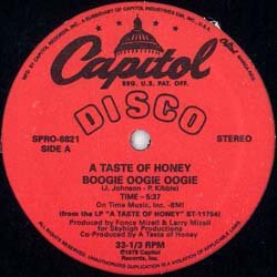 画像2: A TASTE OF HONEY / RESCUE ME & BOOGIE OOGIE OOGIE (全2曲) [■廃盤■お宝！極少量生産！豪華2曲！両面大ネタ！]