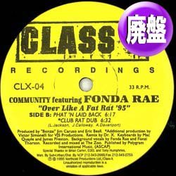 画像1: FONDA RAE / OVER LIKE A FAT RAT '95 (REMIX/4VER) [◎中古レア盤◎お宝！必殺「95年REMIX」！歌い直し版！]