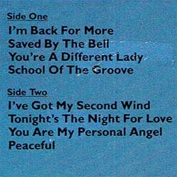 画像2: AL JOHNSON / BACK FOR MORE (LP/全8曲) [■廃盤■激レア！奇跡の未開封新品！大人のソウル名盤！]